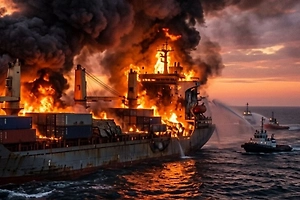 Водная блокада захлопывается: ВС РФ отправили на дно четыре вражеских сухогруза