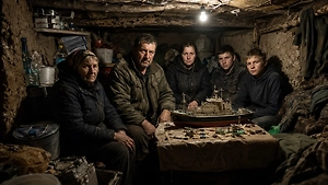 Шахтёр больше года прятал семью в бункере под Родинским, спасаясь от ТЦК