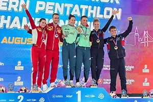 Бобров и Соловьёва выиграли серебро ЧЕ по современному пятиборью