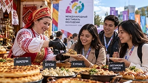 На фестивале молодёжи в Екатеринбурге 100 поваров угощают блюдами народов России