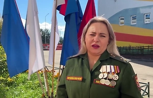 Женщина-медик из зоны СВО с позывным Оса проголосовала на выборах