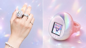 Кольцо с миниатюрным Tamagotchi выпустило Bandai к 30-летию
