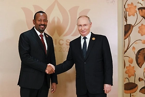 Путин провёл переговоры с премьером Эфиопии на полях саммита БРИКС