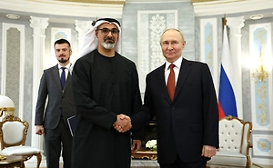 Путин завершил серию переговоров в Индии встречей с принцем Абу-Даби