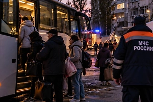 В Ульяновске после атаки БПЛА развернули пункт временного размещения