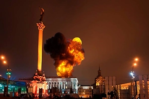 Воздушную тревогу в Киеве объявили девятый раз за сутки