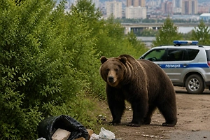 В Красноярске ввели режим повышенной готовности из-за выхода медведей к людям
