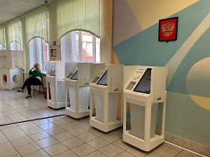 «Единая Россия» набирает 56,97% после обработки 32,92% протоколов
