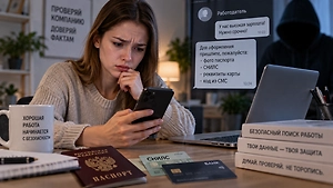 Паспорт, карта и код из СМС: HR-эксперт назвала опасные просьбы «работодателей»