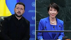 Премьер Японии Такаити пообещала Зеленскому продолжить поддержку Украины