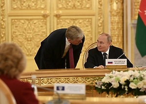 Песков: Путин признателен Трампу за стремление к миру
