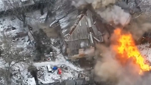 Зрада от печки: На видео сняли подрыв логова кошмарившего Белгород отряда ВСУ у границы