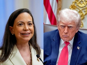 Трамп в Белом доме принял представительницу венесуэльской оппозиции Мачадо