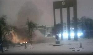 Маршрут перестроен: ПВО Украины чуть не снесла памятник Бандере с помощью нашей «‎Герани»