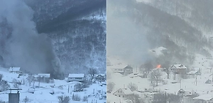 Двое детей и один взрослый пострадали при пожаре в заблокированном снегом доме на Камчатке