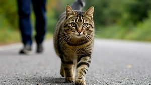 Кот совершил 250-километровое путешествие, чтобы вернуться домой