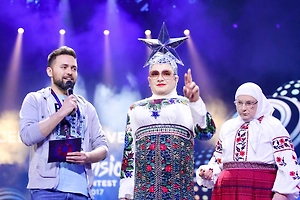 Киевляне отметили возвращение электричества танцами под Сердючку