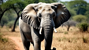 Появилось видео нападения агрессивного слона на авто с российскими туристами на Шри-Ланке