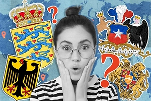 Тест: Только если у вас была пятёрка по географии, вы сможете угадать все 7 стран по гербу!