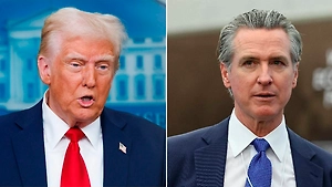 Трамп назвал губернатора Калифорнии посмешищем и хромой уткой после скандала в Давосе