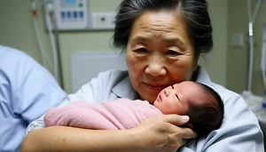 Китаянка на пороге 60-летия родила ребёнка от одиночества