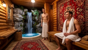 Соседи пожаловались на жильца, который организовал в квартире баню, сауну и водопад