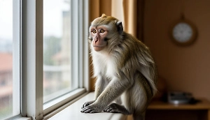 Макака обокрала номер россиян в отеле на курорте в Малайзии, забрав протеин