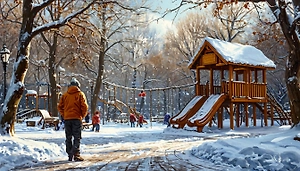 Мужчина ударил кулаком подростка за попадание снежком в воронежском сквере