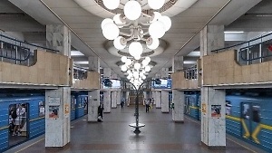 В Киеве встало метро
