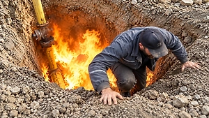 «Выйди, выйди!»: Житель Дагестана решил проверить утечку газа зажигалкой и устроил огненное шоу