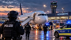 Самолёт в аэропорту Нюрнберга подал сигнал о захвате воздушного судна