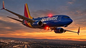 Самолёт Southwest Airlines подал сигнал бедствия и сменил курс в США