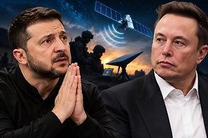 Зеленский взмолился перед Маском ради восстановления Starlink на Украине