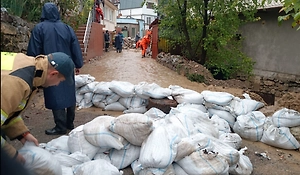 В Крыму подготовили пути эвакуации жителей Кореиза из-за сильных ливней