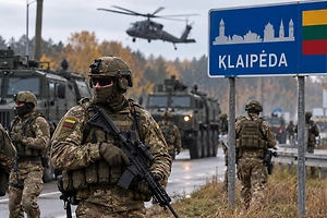 В Литве у границ Калининградской области начались масштабные военные учения