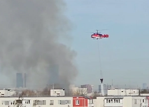 В Москве ликвидировали открытое горение в санатории «Узкое»