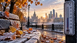 Москва уйдёт в минус: Мороз до −5 °C ударит по столичному региону
