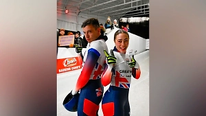 Британские скелетонисты Уэстон и Стокер выиграли золото Олимпиады в миксте