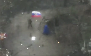 Штурмовики «Востока» развернули флаг России в освобождённом Цветковом