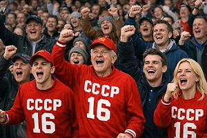 Российское —  нельзя, а советское — можно: Болельщики обошли запреты МОК с помощью свитеров «СССР»