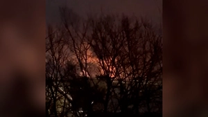 На Великолукской нефтебазе в Псковской области вспыхнул пожар из-за атаки БПЛА