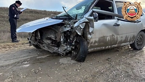 В Дагестане второе смертельное ДТП за вечер — погиб водитель «Лады», выехавший на встречку