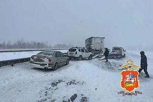 Циклон «Валли» спровоцировал 5 ДТП с участием 12 машин на трассе М-4 «Дон»