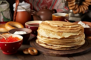 Сгущёнка или мёд: Выбраны самые вкусные блины в России