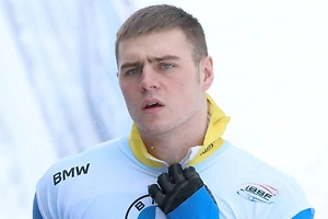 Украинский скелетонист Гераскевич думает, что напугал МОК шлемом с мёртвыми ВСУшниками