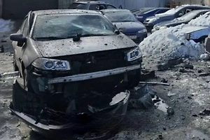 Хинштейн показал фото из Курска после атаки украинских БПЛА