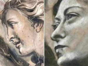 В Риме закрасили фреску с ангелом, похожим на премьера Италии