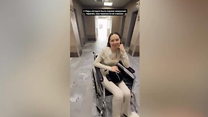 Лерчек сняли на видео после первой иммунной терапии