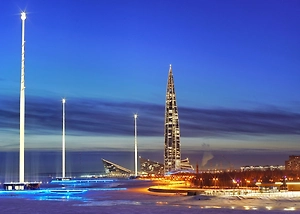 В Петербурге раскрыли высоту новых небоскрёбов «Газпрома»