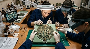 Змееногая женщина: Что значит необычный древний амулет, который отреставрировали в Москве